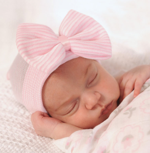 Nuevo diseño de sombreros suaves para bebés pequeños con accesorios de lazo, accesorios de fotografía, <span class=keywords><strong>gorro</strong></span> para niños recién nacidos para niñas y niños - Product Image 6