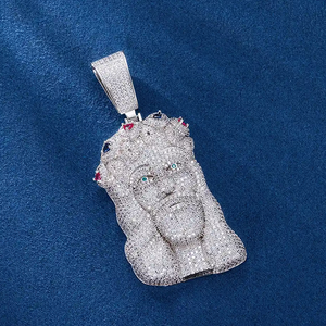 Personnalisé Jésus VVS Moissanite Iced Out Hip Hop Pendentif 925 Argent Pass Diamant Test Christian Usine Prix Fine Jewelry Hommes - Product Image 2
