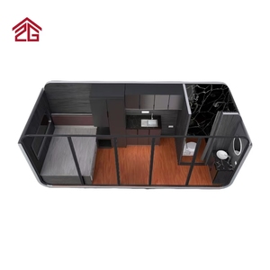 Casa Contenedor Fija Impermeable Directo de Fábrica, Contenedor Moderno Portátil Personalizado Tipo Cabaña Apple con Diseño Sencillo y Elegante - Product Image 5