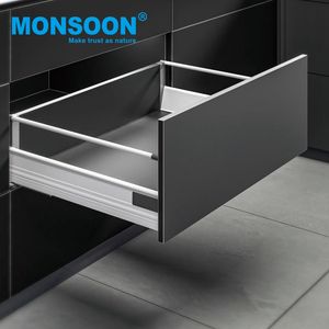 Sistema di guida del cassetto scorrevole della cucina di estensione completa per la mobilia per pranzare la camera da letto uso dell'hotel del bagno - Product Image 1