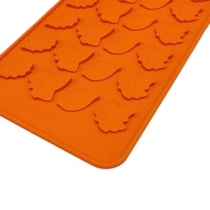 <b>Silicone</b> Leaf Mold 16 Cavities Oven Safe For <b>Baking</b> Chocolate Cake Tools - Product Image 1