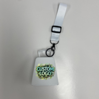 Logo personalizzato stampa multicolore antico vacca campane mucca campana con manico