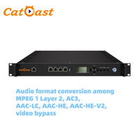 Transcodificador de Audio Multicanal AC3 AAC, Transmite Flujos IP a Través del Protocolo UDP/RTMP/HTTP/HLS/SRT
