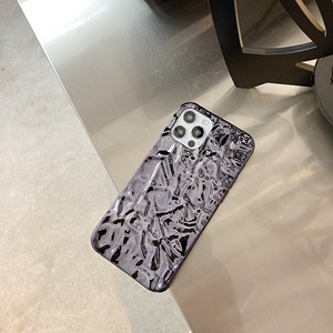 Fundas de teléfono móvil de Metal plateado Chapado en lámina de moda para IPhone16 15 14 13 12 11 <span class=keywords><strong>Pro</strong></span> XS Max XR X 7 8 Plus funda de teléfono con purpurina - Product Image 4