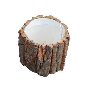 Usine <span class=keywords><strong>En</strong></span> Gros Creative Tube Écorce Arrangement De Fleurs Baril pour La Fête Des Enseignants De Noël Décoratif Pot De Plante Succulente - Product Image 5