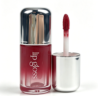 Tube de brillant à lèvres vide de 5 ml en matériau AS, forme ondulée irrégulière, design tendance, couleur personnalisée