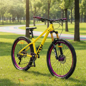 VTT MTBGO 26 pouces 21 vitesses de bonne qualité, 26/29 pouces, livraison gratuite, vélo de montagne Trek pour homme, idéal pour le dirt jump, les cascades et le downhill - Product Image 2