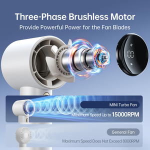 New Foldable Plastic Desktop Small <b>Fan</b> for Household Use USB <b>Mini</b> Portable 100-Speed High-Speed Handheld Turbo <b>Fan</b> - Product Image 5