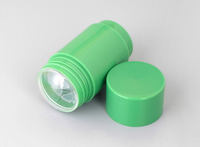 Usine en gros vide rouleau sur push up tube rotatif déodorant conteneur bâton pour solide crème solaire bâton vert