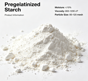 Buen fluidez <span class=keywords><strong>en</strong></span> polvo, fácil mezcla homogénea sin aglomeración o segregación, almidón pregelatinizado - Product Image 1