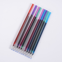 Recharges de stylos effaçables à l'eau de nombreuses couleurs, 100 pièces/sac, pour marqueurs de tissu de couture