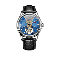 Montres-bracelets mécaniques pour hommes, style rétro, tourbillon volant, lumineuses, étanches, nouvelle conception, fabrication OEM/ODM