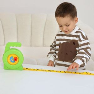 Jnynke 0-2 năm nhựa CE CPC Đồ chơi bé giáo dục sớm Câu Đố Hướng dẫn sử dụng băng mềm đo chiều cao đo số quan tâm - Product Image 1