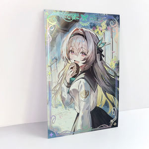 Impresiones de Arte en Papel Holográfico Digital con Lámina Dorada Personalizada, Póster de Personajes de Videojuegos, Anime, Firefly, Fanart, Decoración del Hogar - Product Image 2