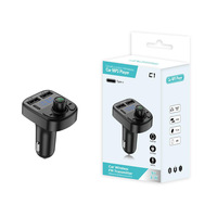 Chargeur de voiture Bluetooth BT5.3 Lecteur MP3 pour voiture Prise en charge de l'insertion de carte TF et charge rapide 5V2.4A avec port TYPE-C