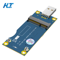 Adaptateur Mini PCI-E vers USB avec emplacement pour carte SIM standard pour module 3G/4G/WWAN/LTE pour adaptateur réseau industriel de bureau/ordinateur portable