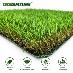 Gazon artificiel ASTA en rouleau, gazon synthétique artificiel pour aménagement paysager avec monofilament plastique résistant aux UV, hauteur 15-50 mm - Product Image 1