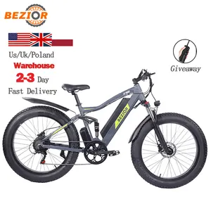 Fast Speed 45km/h Bezior XF900 Electric Bicycle 48V 500W Motor E Cycling Bike Foldable 26 Inch Off Road Electric Bike