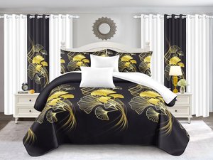 Hot Bán Ropa De Cama 12 Pieza Polyester In Ấn Giá Rẻ Trải Giường Đặt Sang Trọng - Product Image 5