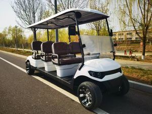 Carrito de Golf de 6 Plazas de Largo Alcance con Autonomía de 50-70 km y Velocidad Máxima de 30-50 km/h, Precio Bajo de Fábrica, Alta Calidad, Eléctrico - Product Image 2