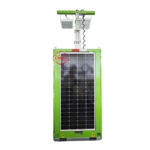 Đa nguồn sạc <span class=keywords><strong>6</strong></span> mét mast tấm pin mặt trời LED chiếu sáng tháp cho thị trường tạm thời chiếu sáng - Product Image 5