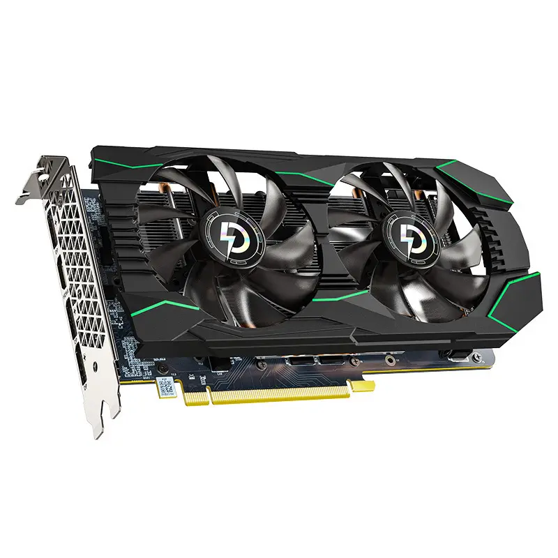 מותג סופר RTX2060S MSI צבעוני Gigabyte GeForce RTX 1660s 1660ti 8GB וידאו כרטיס כפולה משחקי מאוורר GPU AMD גרפי כרטיס 8GB