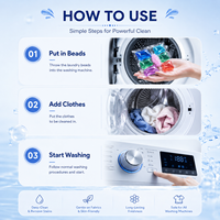 Capsules de lessive en gel écologiques jetables 4-en-1 en vrac, fabriquées en Chine, pour le lavage des vêtements