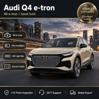 Audi Q4 E Tron Bekas 605KM SUV Listrik Murni EV Jarak Jauh Setir Kiri 5 Kursi Edisi Premium