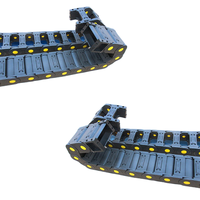 25 Verstärktes Nylon für Schlepp kette Vollständig geschlossenes Tank kabel Trog Werkzeug maschinen brücke Typ Silent Crawler für Engineering