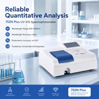 Spectrophotomètre visible avec stockage USB intégré, courbes de données et technologie de porte lumineuse automatique pour les tests d'absorption en laboratoire de chimie