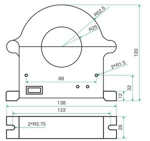 เซ็นเซอร์วัดกระแสไฟแบบสองสายกันน้ำซีรีส์ซิห์มสำหรับน้ำมัน - Product Image 3