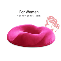 Coussin de siège orthopédique lavable de haute qualité Hesen pour la maison et le bureau, coussin de siège rond en mousse à mémoire de forme