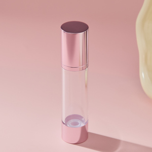 Flacon pompe sans air rond de 50 ml, meilleure étanchéité, utilisation élevée, hydratation longue durée, maquillage, matériau AS - Product Image 4