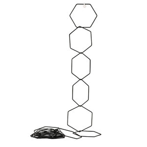 Wrought Iron Plant <b>Trellis</b> XH26-027 Rustproof Hexagonal Garden Support For Climbing <b>Flowers</b> Outdoor Use - Product Image 4