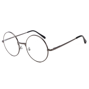 Lunettes de soleil rétro à monture ronde, branches en métal à ressort, verres en PC, unisexe, protection UV 100% - Product Image 5
