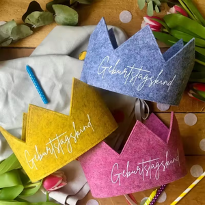 Venta caliente Nuevo diseño de coronas para niños cumpleaños corona de fieltro - Product Image 5