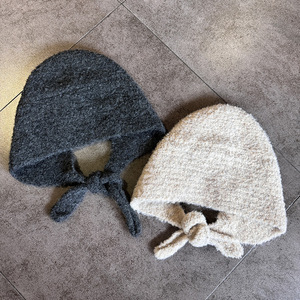 Bestella hiver chaud oreille protecteur automne et hiver mode <span class=keywords><strong>fille</strong></span> couleur unie bonnet chapeau <span class=keywords><strong>cagoule</strong></span> Style - Product Image 2