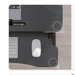 โต๊ะคอมพิวเตอร์พับได้แบบปรับความสูงได้ด้วยลมแบบพกพาพร้อมคีย์บอร์ด - Product Image 5