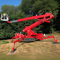 Plateforme élévatrice araignée articulée tout-terrain sur chenilles Spider Man 16m 18m 22m 24m 27m 36m 43m 50m