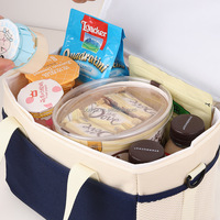Sacs en tissu Oxford isolés de poche de couleur bonbon en gros d'usine packs de glace épaissis panier de boîte à lunch pour un usage quotidien