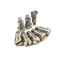 Vis sans tête conique SS 304, taille métrique, zinguée noir, à six pans creux, vis de réglage creuse
