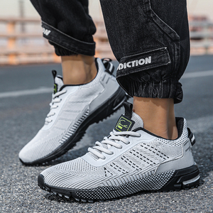 Zapatos Casuales para Hombre, para Todo el Año, Modernos, Cómodos, Ligeros, de Tela, Antideslizantes, con Cordones, para Caminar, Trotar - Product Image 3