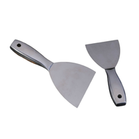 Racloir à peinture tendance en acier inoxydable, lame de lissage pour mastic de cloison sèche, outil manuel de finition pour peinture blanche et revêtements artistiques, pour décorateurs