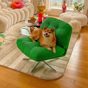 Dewey Linger Lounge Chair Swivel Design Foam Filling Chaise Lounge For <b>Small</b> Spaces - Product Image 3