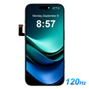 จอ OLED แบบนิ่มสำหรับขายส่ง สำหรับโทรศัพท์มือถือ iPhone 16 17 Pro Max  หน้าจอสำหรับ iPhone 16 Pro 17 Pro Max จอ LCD เปลี่ยนทดแทน - Product Image 4