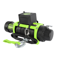Treuil électrique de sauvetage pour véhicule tout-terrain SUV à câble synthétique 12V/24V DC, spécifications personnalisées, 10000LBS