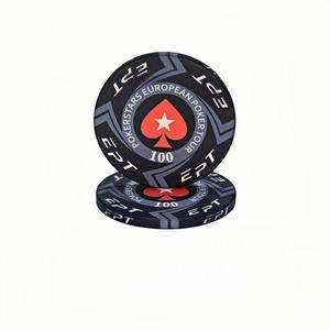 Jetons de poker en céramique de qualité casino 39mm 43mm 10g 12g, couleur, logo et valeur personnalisés pour tournoi, <span class=keywords><strong>jeu</strong></span> à domicile, cadeau - Product Image 6