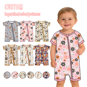 Özel Yüksek Kaliteli Yeni 2 Parçalı Salon Takımı Kısa İlkbahar Yaz Bambu Bebek Pijama Takımı Bambu Bebek Kıyafetleri - Product Image 4