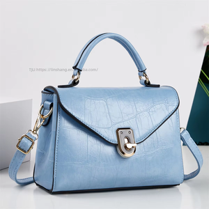 Nouveau sac à main élégant pour femmes, sac à bandoulière contrasté avec fermeture éclair - Product Image 4
