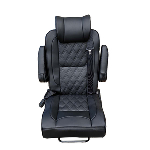 Vip lujo cuero coche pasajero sofá asiento cama para Interior Tuning MPV VAN RV limusina Campervan autocaravana - Product Image 3